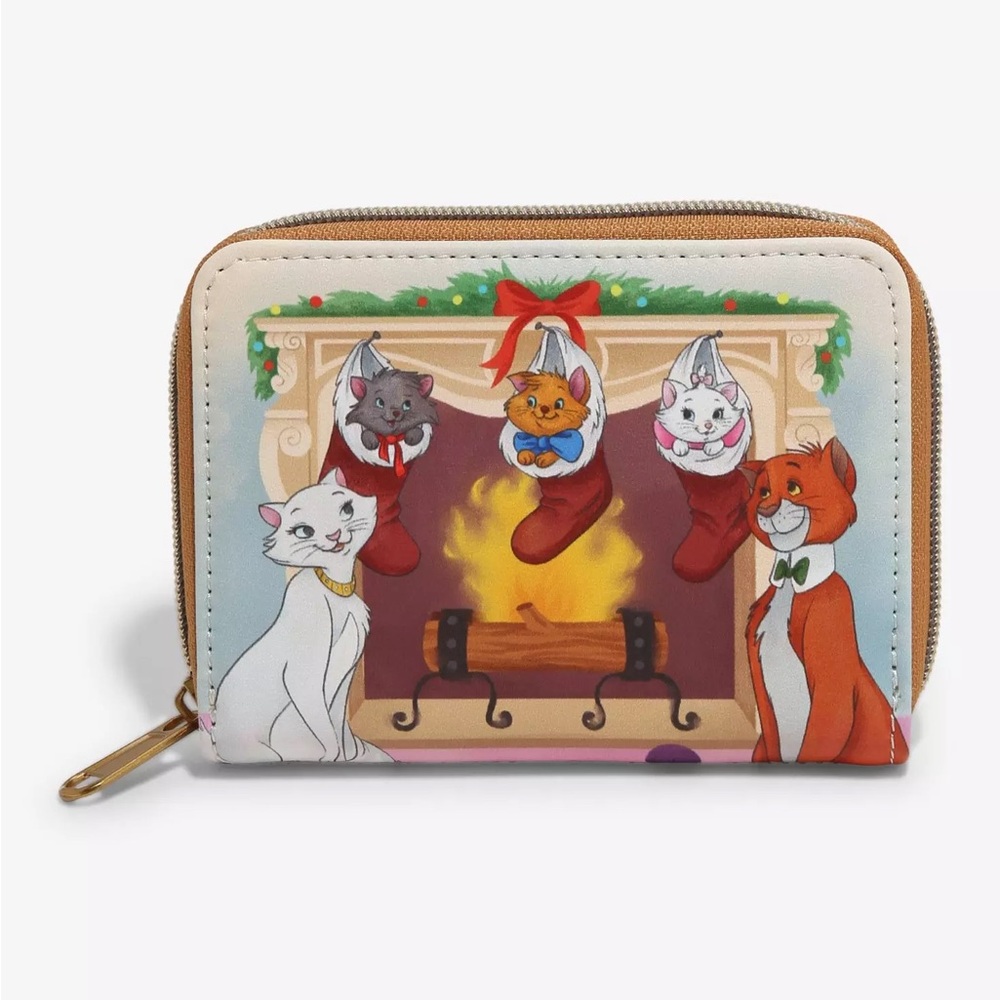 Loungefly Disney Aristocats Fireplace Mini Zipper‎ Wallet Hot Topic